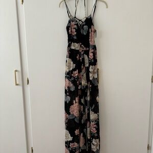 Charlotte Russe Floral Skirt Romper